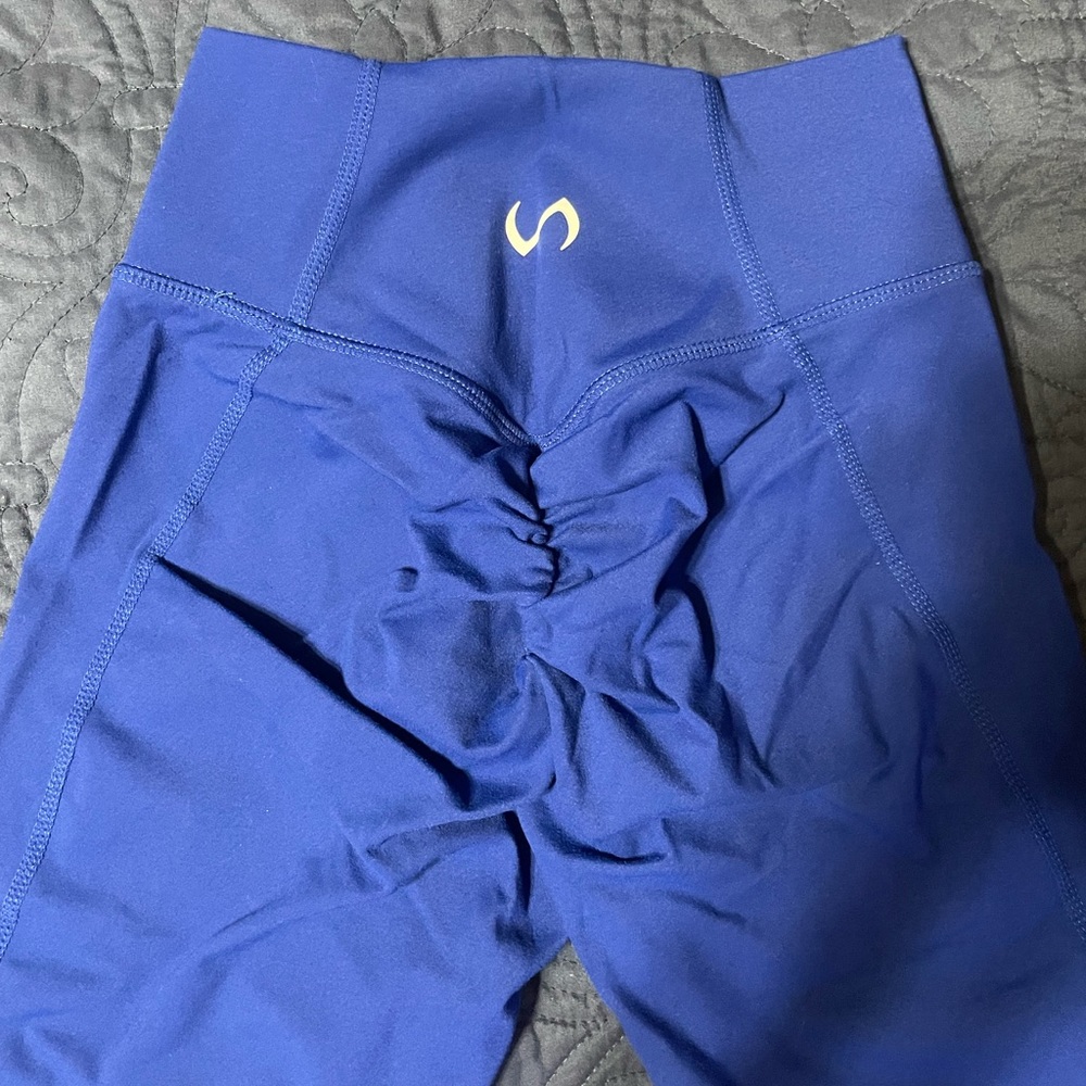 TLF CONTOUR HIGH WAISTED SCRUNCH LEGGINGS - Midnight Blue